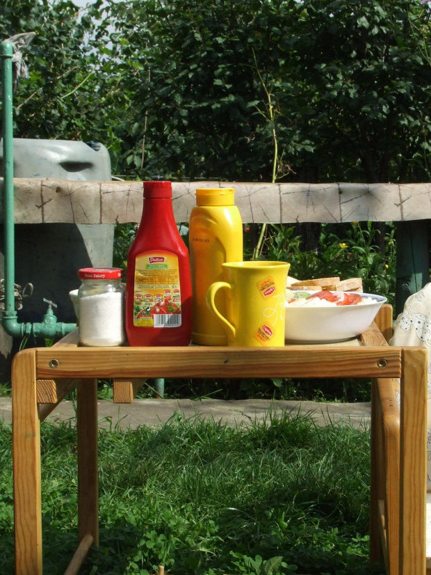 Mini zestaw - grillowe minimum :) #działka