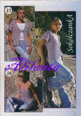 Dama w swetrze 2007/7-8 do sprzedania #RobótkiRęczne #szydełko #hobby #dom #top #czapeczka