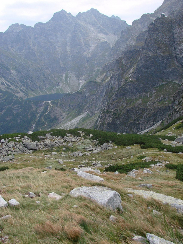 widok na Czarny Staw pod Rysami przy zejściu z Szpiglasu :) #Tatry #góry