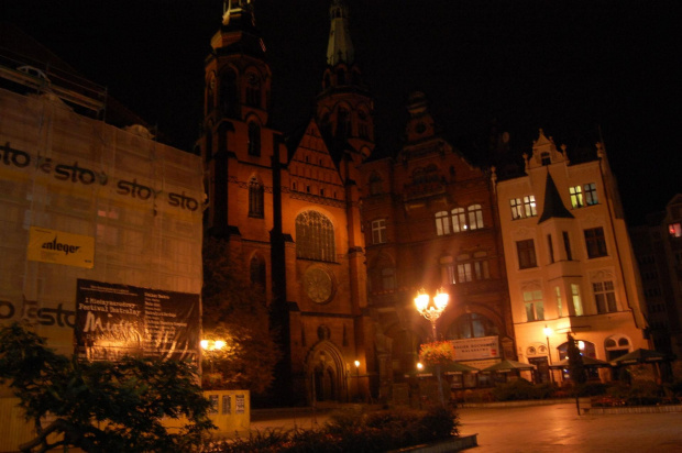 Legnica wieczorem