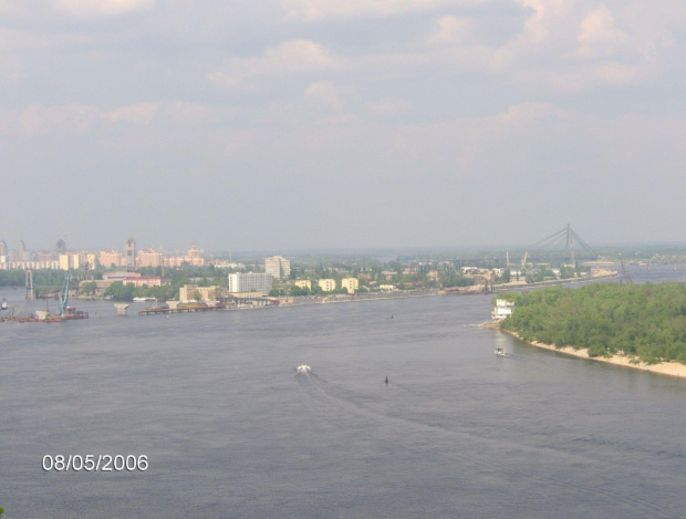 widok na Dniepr #miasto #stolica