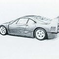 f40 kóba :) #f40 #kóba #rysunek #ferrari #FerrariF40