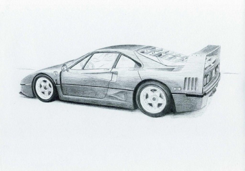 f40 kóba :) #f40 #kóba #rysunek #ferrari #FerrariF40