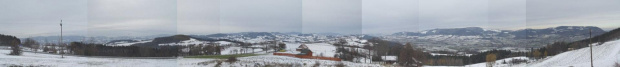 Panorama ze szczytu Wysokie (B. Sðecki, Gorce, B. Wyspowy) #góry #BeskidWyspowy #wysokie