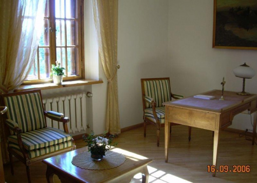 Klasztor nad Wigrami - apartamenty Papieskie . Tu mieszkał Jan Paweł II podczas pobytu na Mazurach. #MAZURY