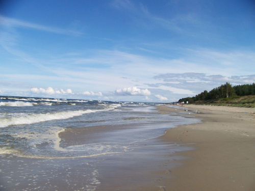 plaża krynica morska jesień #plaża #KrynicaMorska #morze