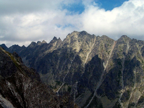 Grań Baszt - widok z Soliska #góry #mountain #Tatry #GrańBaszt