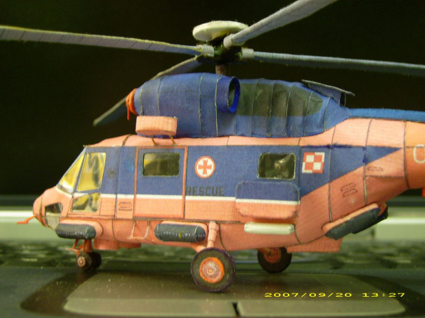 Anakonda - 1:72 - papier #modelarstwo