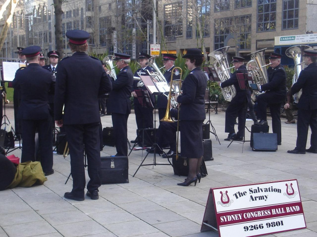 Salvation Army muzyczna grupa