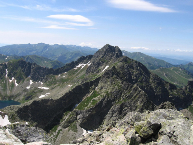 Świnica a w dole Kozie Czuby #GóryTatry