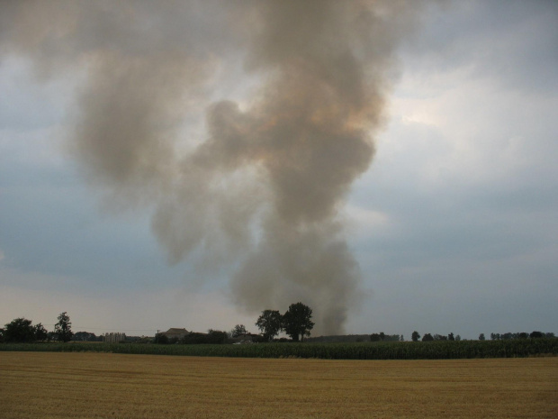 Pożar w Ośnie