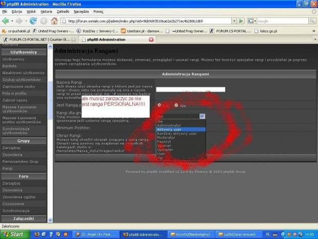 Tylko pamiętaj żeby zaznaczyc ze nie jest rangą persionalną