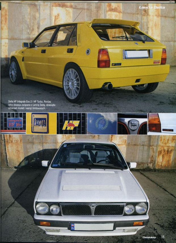 Lancia Delta HF Integrale w czasopiśmie Classic Auto #LanciaDeltaHFIntegrale