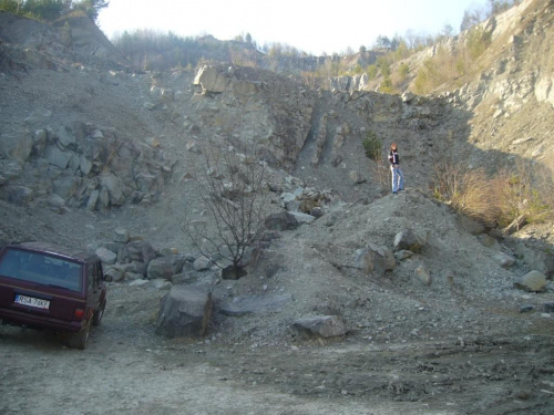 Bieszczady, Bóbrka kamieniołom wiosna 2007