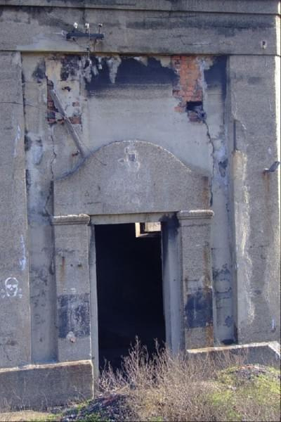 Huta Szopienice - wejście do wieży