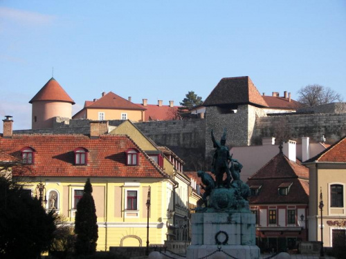 Eger - widok na zamek #węgry #wycieczka #wino #eger #budapeszt
