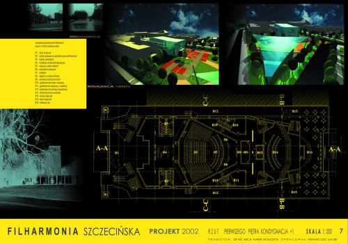 wenancjusz majer dyplom 2002r., filharmonia szczecińska #WenancjuszMajer #IdealConcept #architekt #projektant #wenancjusz