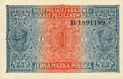 Polska 1914-1918 Generalne Gubernatorstwo Warszawskie Seria-Generał