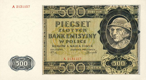 Polska II Wojna Swiatowa Generalne Gubernatorstwo Bank Emisyjny w Polsce 1940