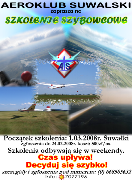 Szkolenie Szybowcowe - Aeroklub Suwalski