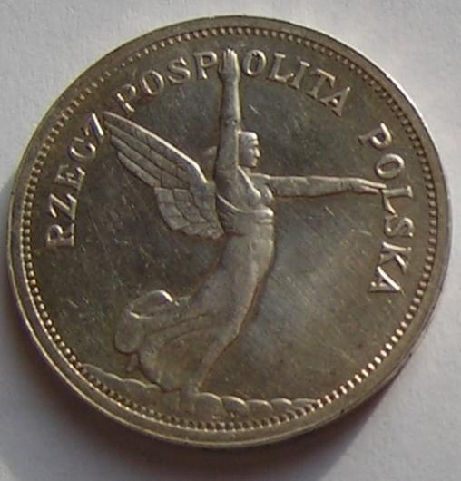 5 zł Nike 1928r. ( bez znaku mannicy ). #monety #numizmatyka