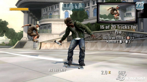 Tony Hawk Project 8 Screens