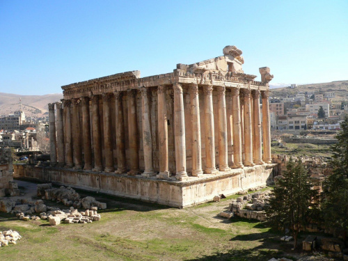 Baalbek, świętynia Bachusa