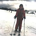 Córcia na nartach, koniec osiemdziesiątych, Parisher #narty #śnieg #Parisher #Australia