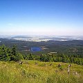 Panorama Harzu z Brocken, Niemcy