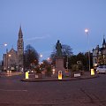 Aberdeen w trakcie zapadania zmierzchu i zapalania lamp... #Szkocja