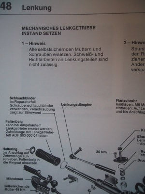 Repleitf PASSAT 81 Fahrwerk.85....13