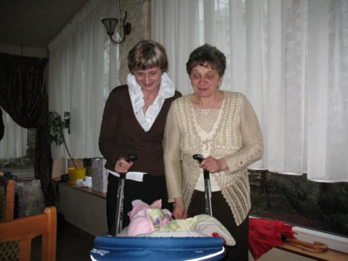 Chrzciny...babcia Ula i babcia Halinka