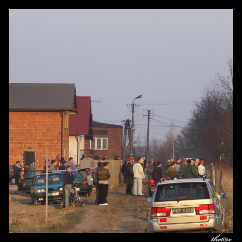 Pożar cegielni w Drużbicach. 31.03.08 Darmowa impreza na wsi :P