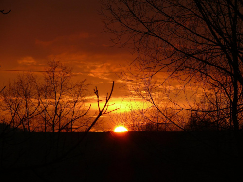 ZaChÓd #ZachódSłońca #słońce #pomarańcz #przyroda