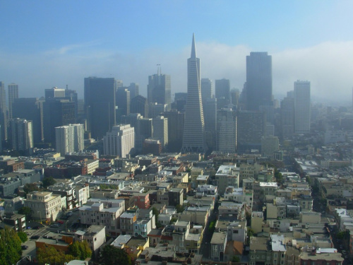 widok na Downtown--San Francisco #SanFrancisco