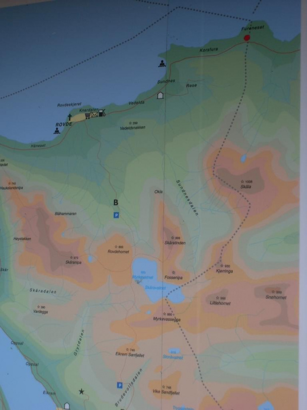 To mapka z terenem tej wycieczki