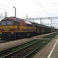 19.04.2008 (Czerwieńsk) M62M-002 z składem odjeżdża z stacji.