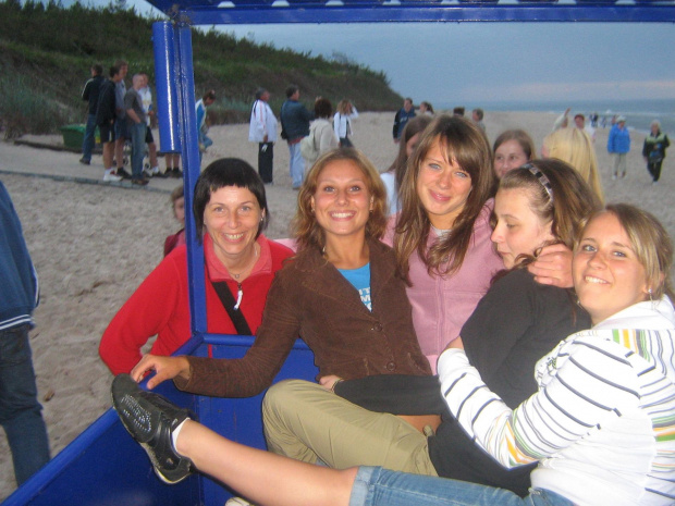 Wieczorkiem na plazy :)
od lewej: kochana Pani Ela :D, Agnieszka, Magda, Marta i Anita :) #impreza #biwak #morze #szkoła #znajomi