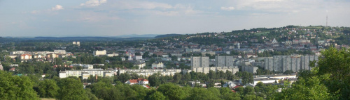 Przemyśl - widok z Winej Góry (panorama z 5 fotek) #Panorama
