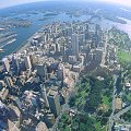 Panorama Sydney z helikoptera : The panoramic of Sydney seen on air 2001