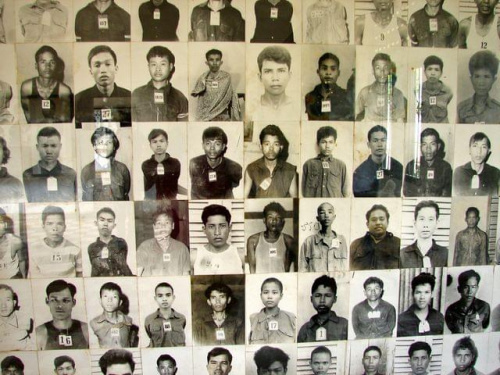 zdjęcie z Tuol Sleng Genocide Museum