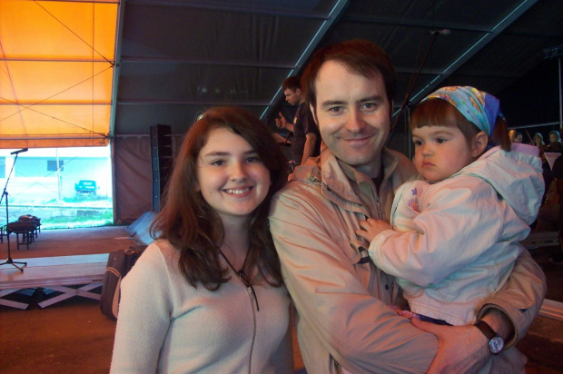 p. Bartek Gliniak, Jego córeczka i ja :) :) :)