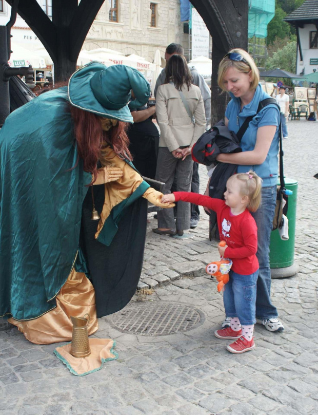 Kazimierz rynek - ale cukierka wzięłam chociaż sie "bojałam" ;-)