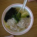 Danshui (Tajwan) - zupa won-ton w knajpce Wan-Zhong - najlepsza jaka znam #jedzenie #azja #Danshui #Tajwan