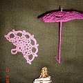 parasolka i wachlarzyk