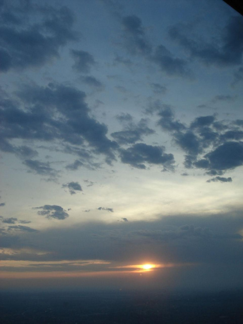 sunset in toronto