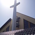 Krzyż kościoła w Dziwnówku #krzyż