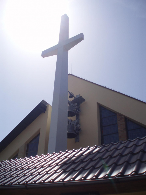 Krzyż kościoła w Dziwnówku #krzyż