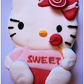 Hello Kitty piankowy lizak :)