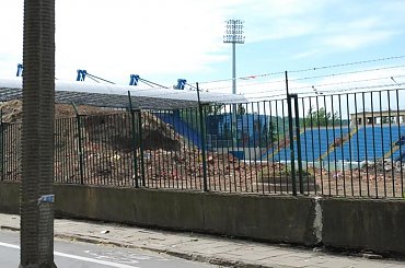 Stadion Wisły Kraków 7.06.2008 #BudowaStadionu #okrąglak #PawilonMedialny #stadion #TrybuneE #WisłaKraków